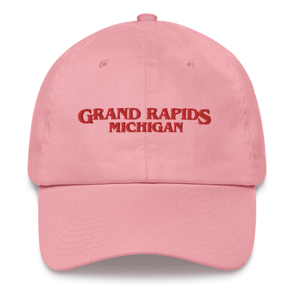 'Grand Rapids Michigan' Dad Hat (1980s Drama Parody)