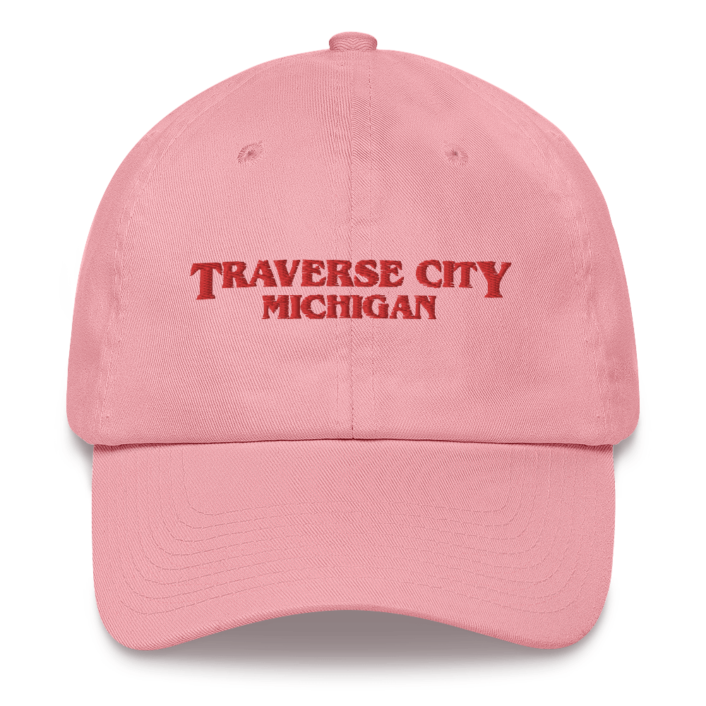 'Traverse City Michigan' Dad Hat (1980s Drama Parody)