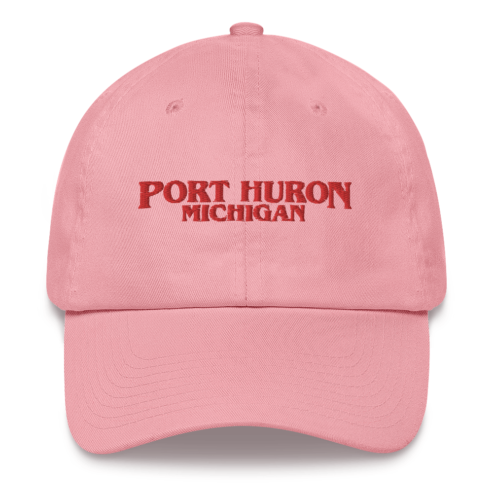 'Port Huron Michigan' Dad Hat (1980s Drama Parody)