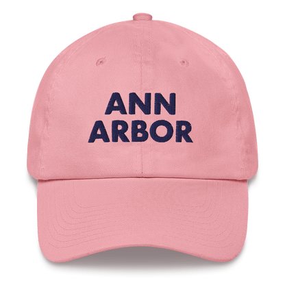 'Ann Arbor' Dad Hat | Gold/Navy Embroidery