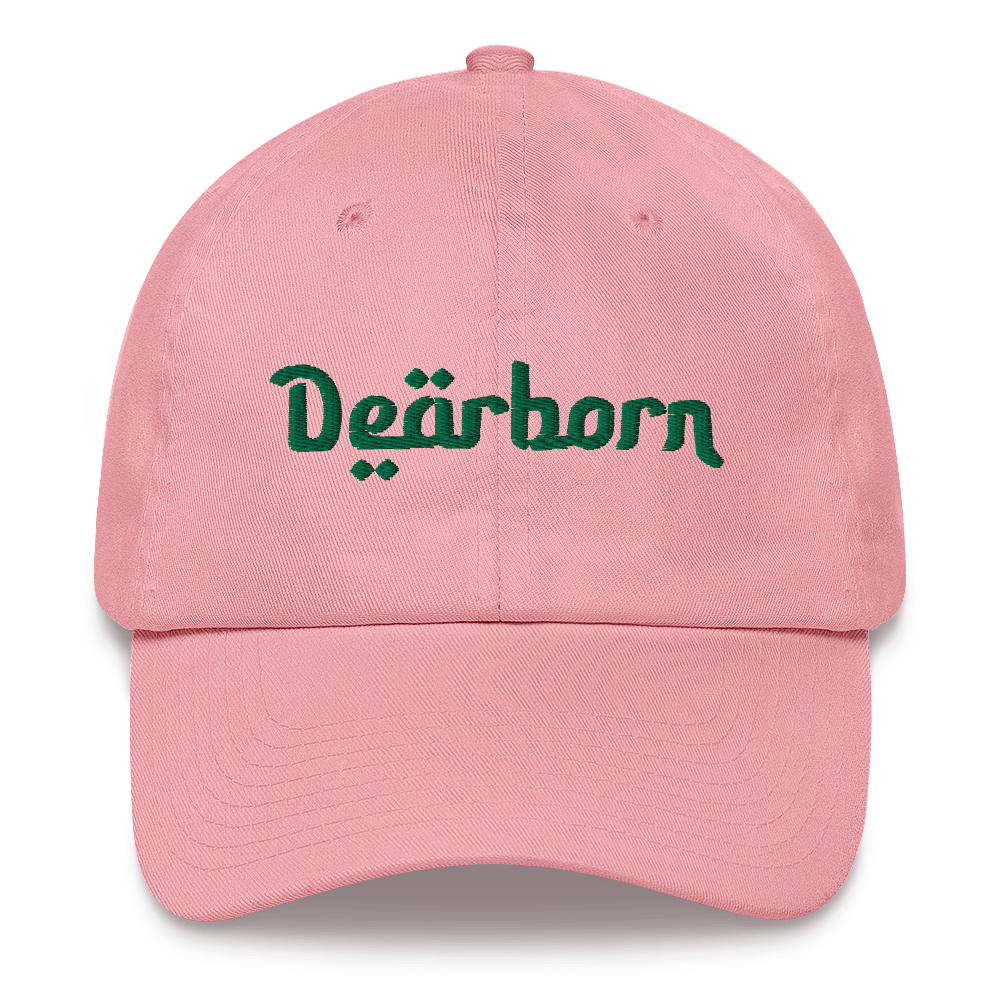 'Dearborn' Dad Hat | Green/White Embroidery