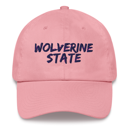 Michigan 'Wolverine State' Dad Hat (Angry Brush Font)