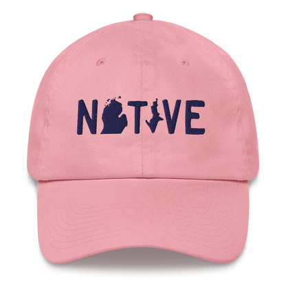 Michigan 'Native' Dad Hat (Licence Plate Font)