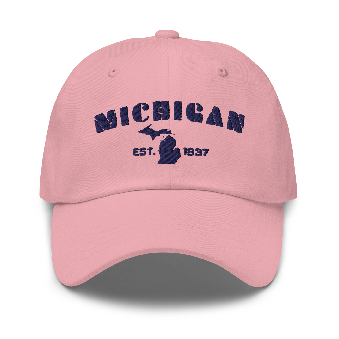 'Michigan EST 1837' Dad Hat (Art Deco Font)