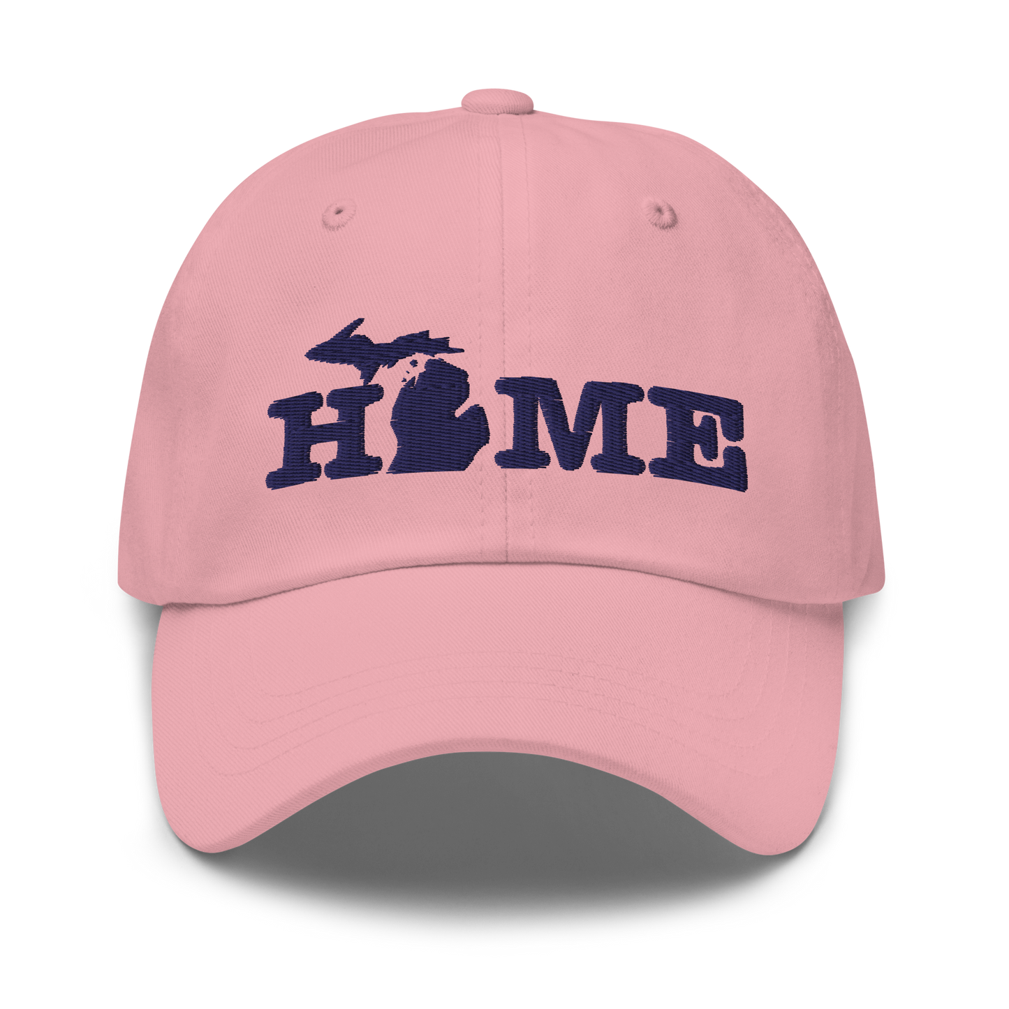 Michigan 'Home' Dad Hat (Typewriter Font)