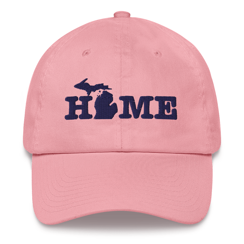 Michigan 'Home' Dad Hat (Typewriter Font)