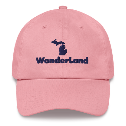 Michigan 'Wonderland' Dad Hat (Geometric Sans Font)