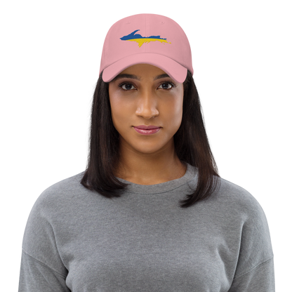 Michigan Upper Peninsula Dad Hat (Ukraine Edition)