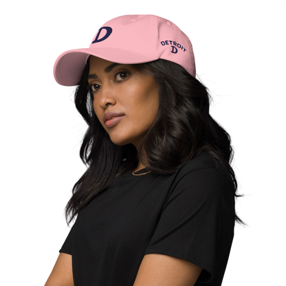 Detroit 'Old French D' Dad Hat (w/ Side Design)