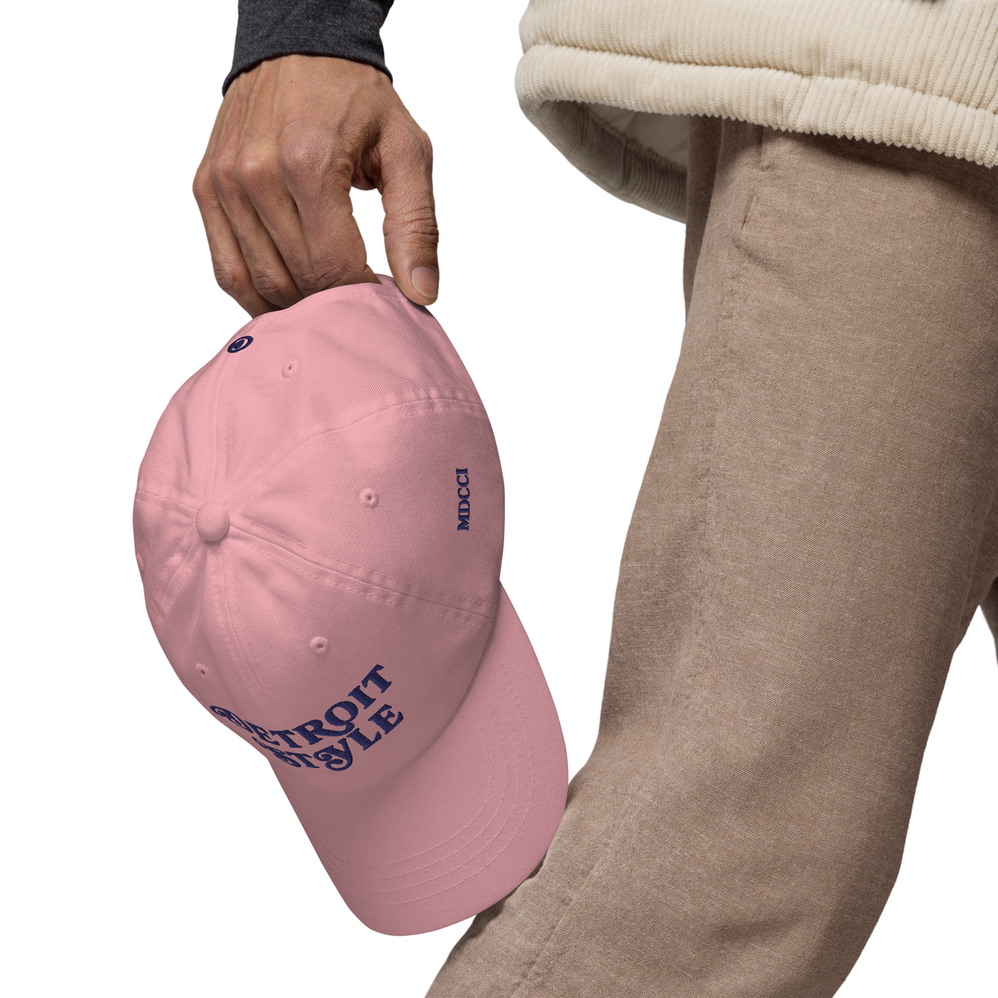 'Detroit Style' Dad Hat (w 'MDCCI' Side Design)