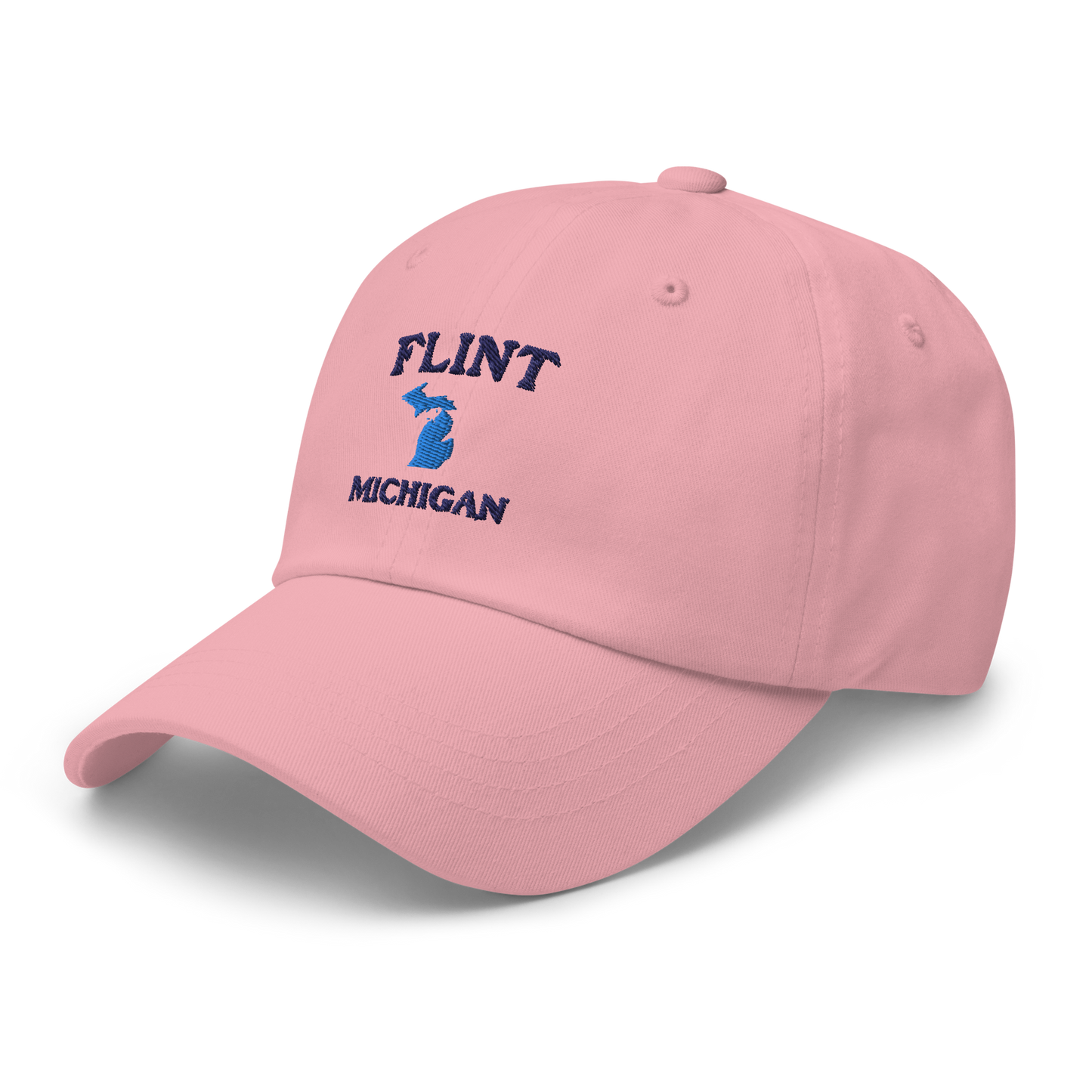 'Flint Michigan' Dad Hat (w/ Michigan Outline)