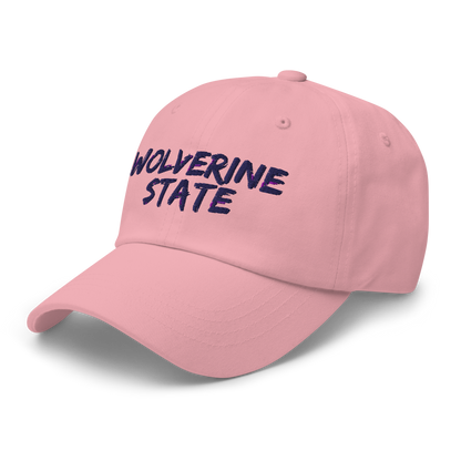 Michigan 'Wolverine State' Dad Hat (Angry Brush Font)