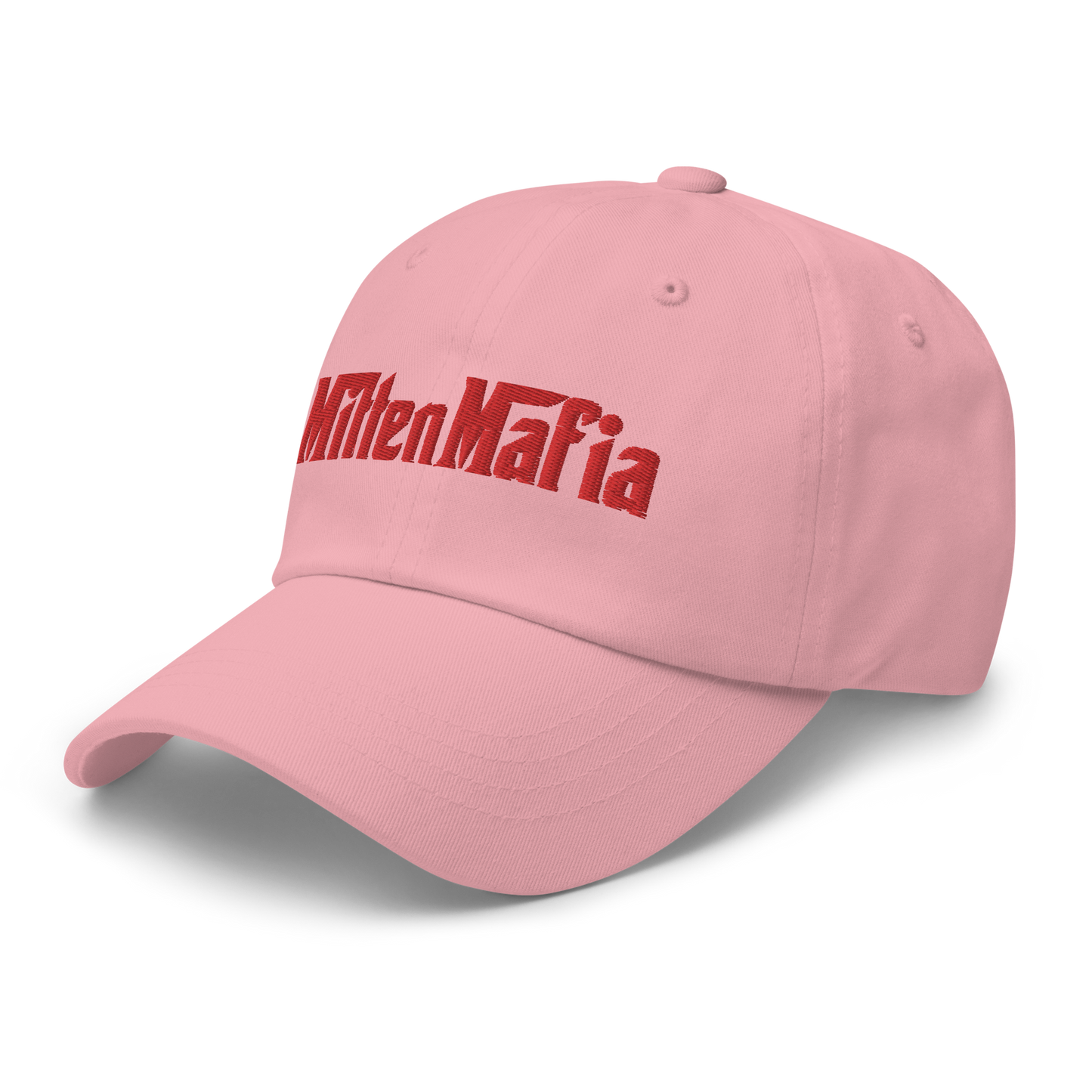 Michigan 'MittenMafia' Dad Hat (Gangster Font) | Red Embroidery