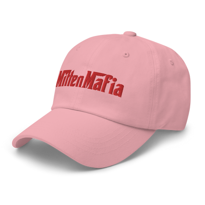 Michigan 'MittenMafia' Dad Hat (Gangster Font) | Red Embroidery