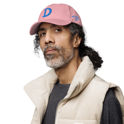 Detroit 'Old French D' Dad Hat (w/ Side Design) | Azure Embroidery