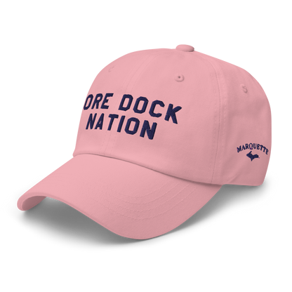 'Ore Dock Nation' Dad Hat (w/ 'Marquette' & UP Outline)