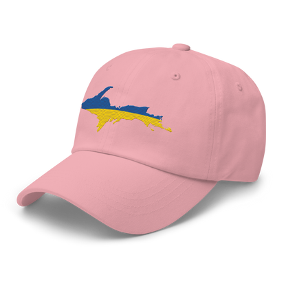 Michigan Upper Peninsula Dad Hat (Ukraine Edition)