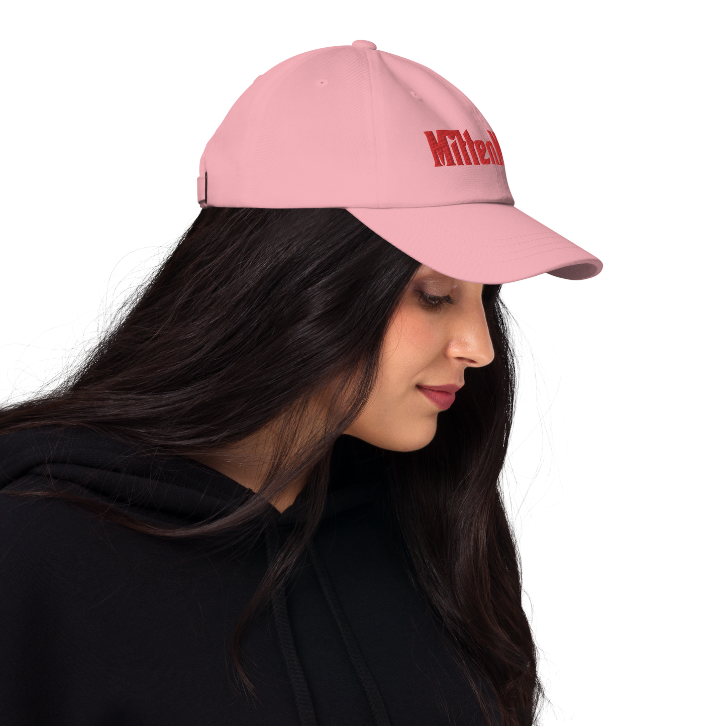 Michigan 'MittenMafia' Dad Hat (Gangster Font) | Red Embroidery