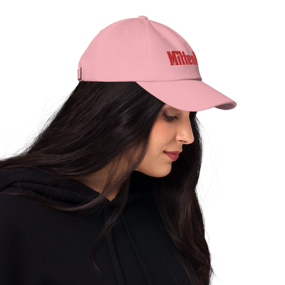 Michigan 'MittenMafia' Dad Hat (Gangster Font) | Red Embroidery