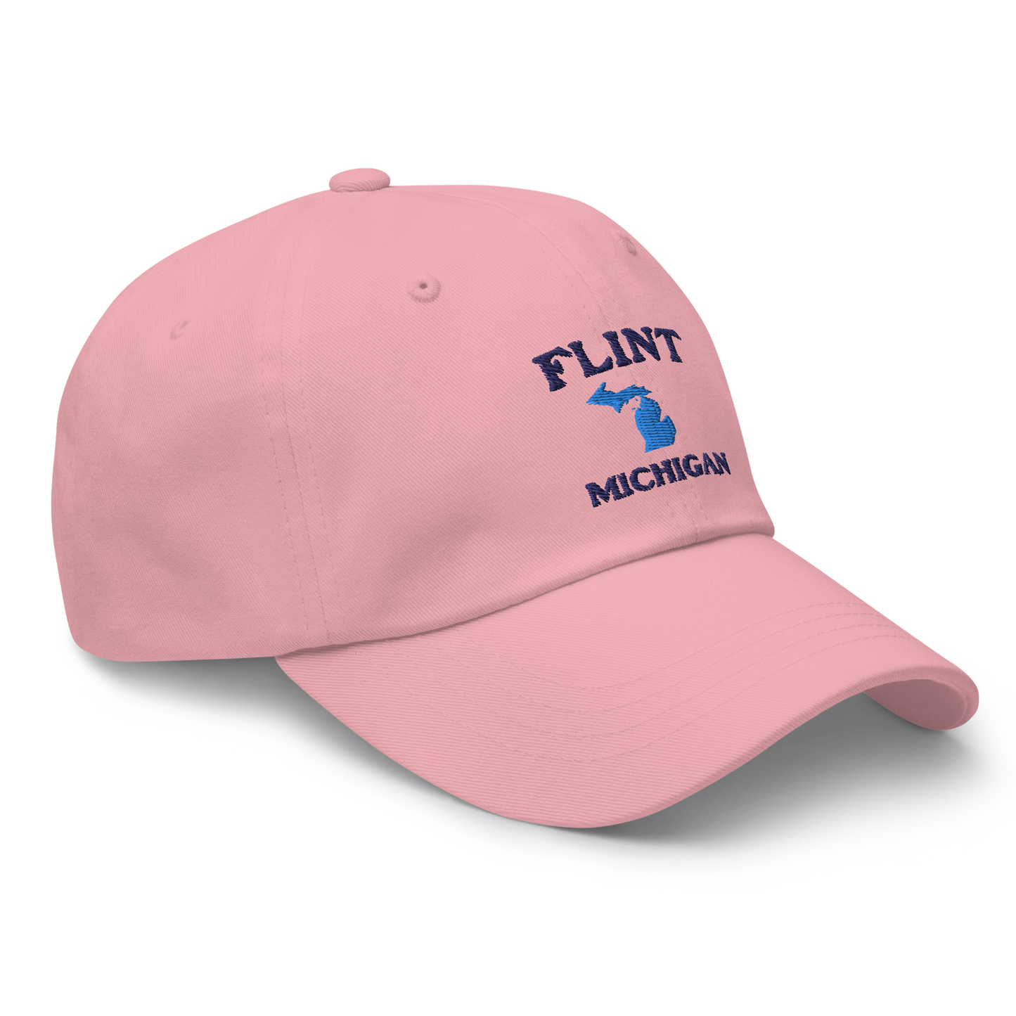 'Flint Michigan' Dad Hat (w/ Michigan Outline)