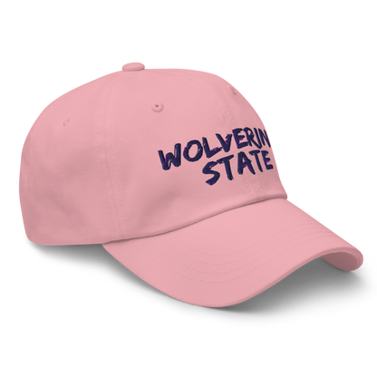 Michigan 'Wolverine State' Dad Hat (Angry Brush Font)