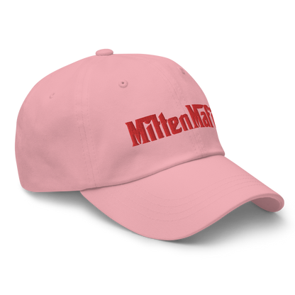 Michigan 'MittenMafia' Dad Hat (Gangster Font) | Red Embroidery