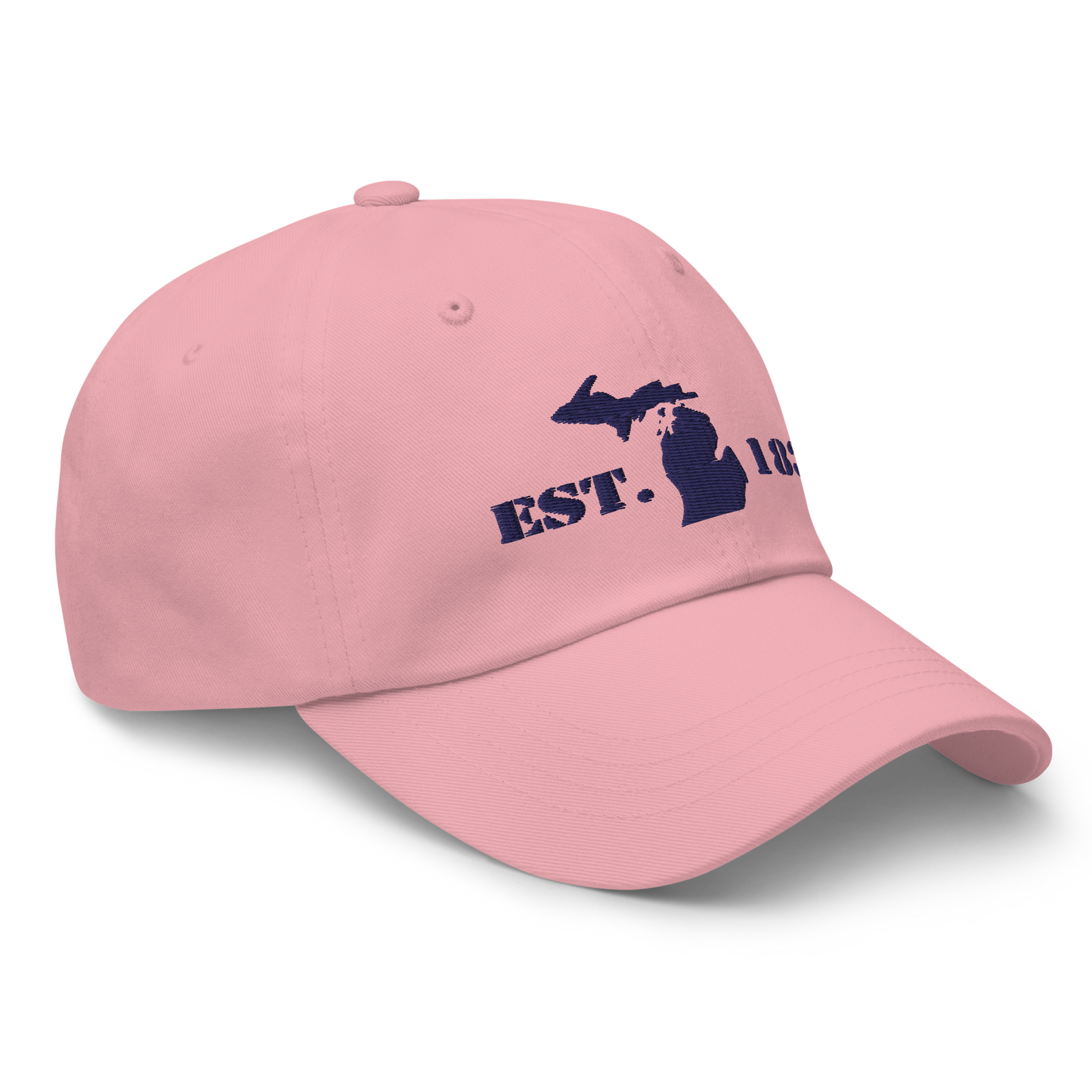 Michigan 'EST 1837' Dad Hat (Army Font)