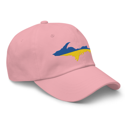 Michigan Upper Peninsula Dad Hat (Ukraine Edition)