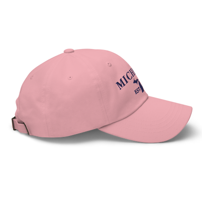 'Michigan EST 1837' Dad Hat (Didone Font)