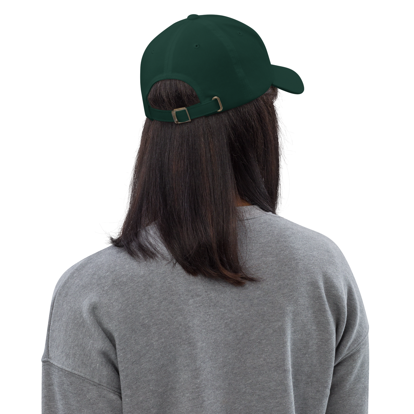 'Dearborn' Dad Hat | Green/White Embroidery