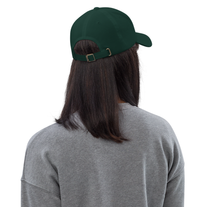 'Dearborn' Dad Hat | Green/White Embroidery