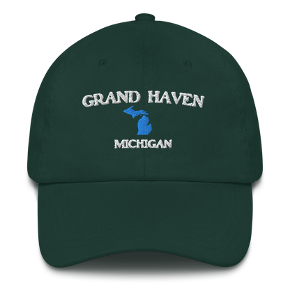 'Grand Haven Michigan' Dad Hat (w/ Michigan Outline)