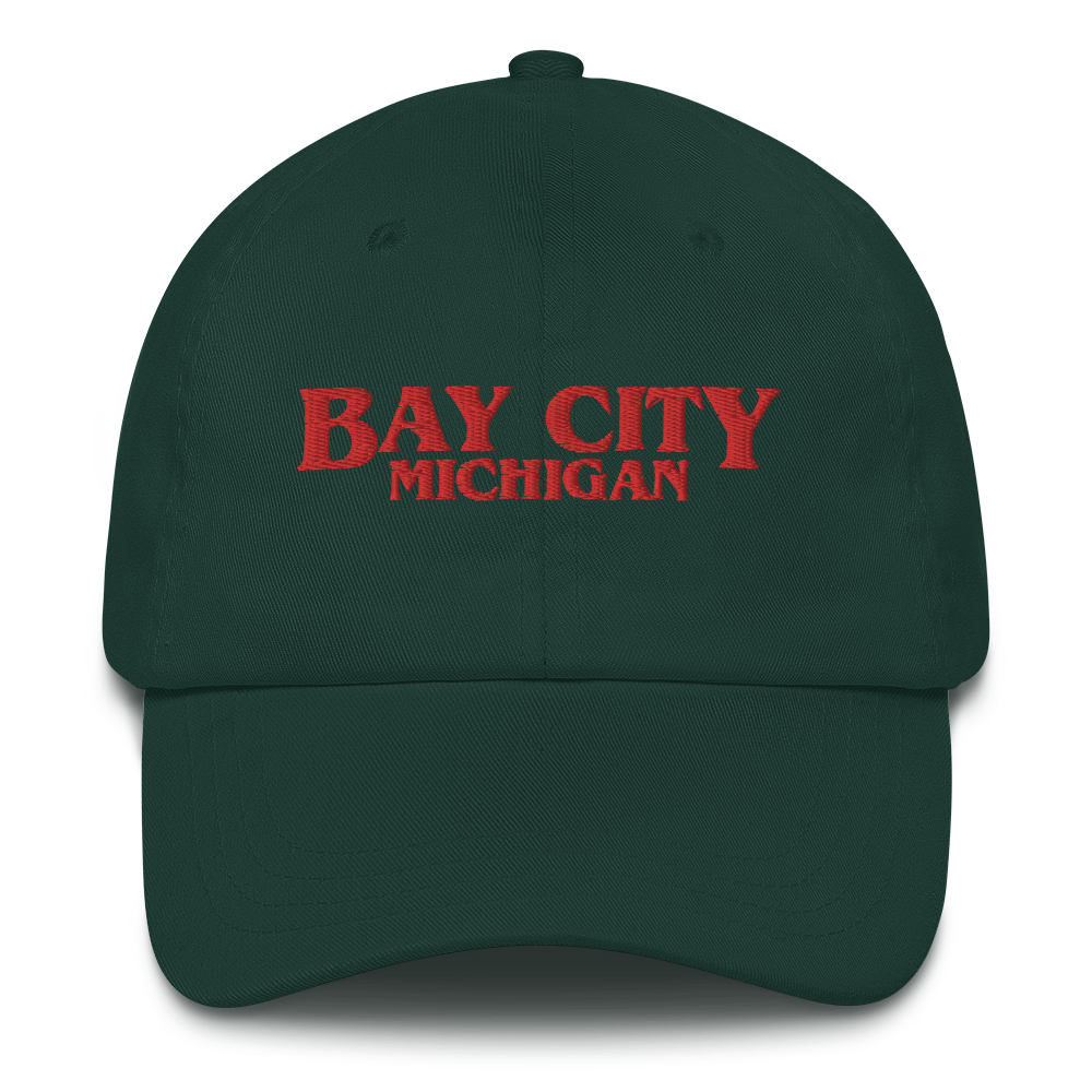 'Bay City Michigan' Dad Hat (1980s Drama Parody)