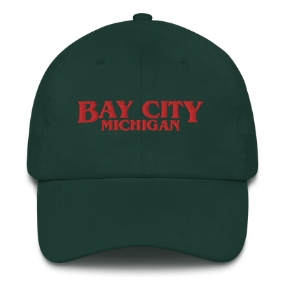 'Bay City Michigan' Dad Hat (1980s Drama Parody)