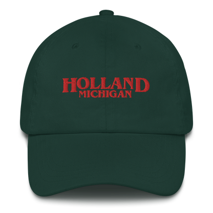 'Holland Michigan' Dad Hat (1980s Drama Parody)