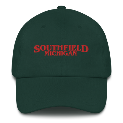 'Southfield Michigan' Dad Hat (1980s Drama Parody)