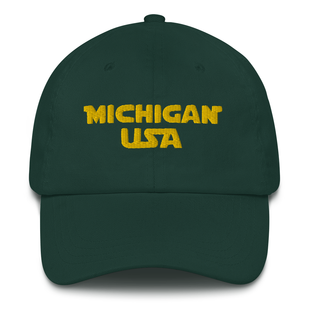 'Michigan USA' Dad Hat (Epic Sci-Fi Parody)