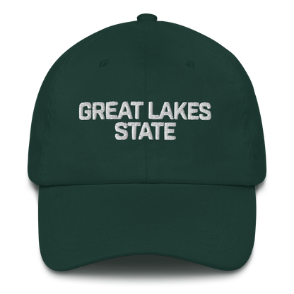 Michigan 'Great Lakes State' Dad Hat (Maritime Font)