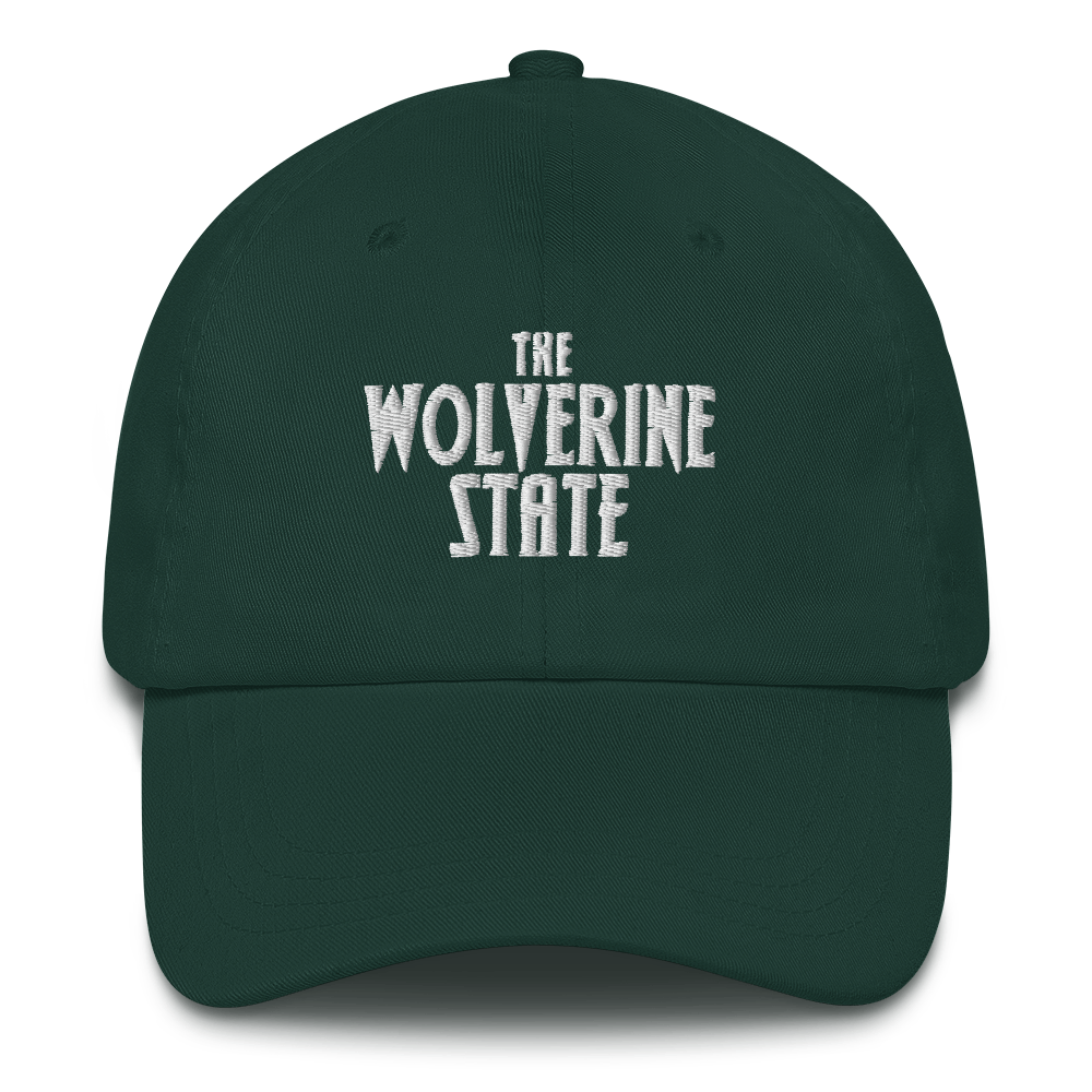 'The Wolverine State' Dad Hat (Vicious Mustelid Font)