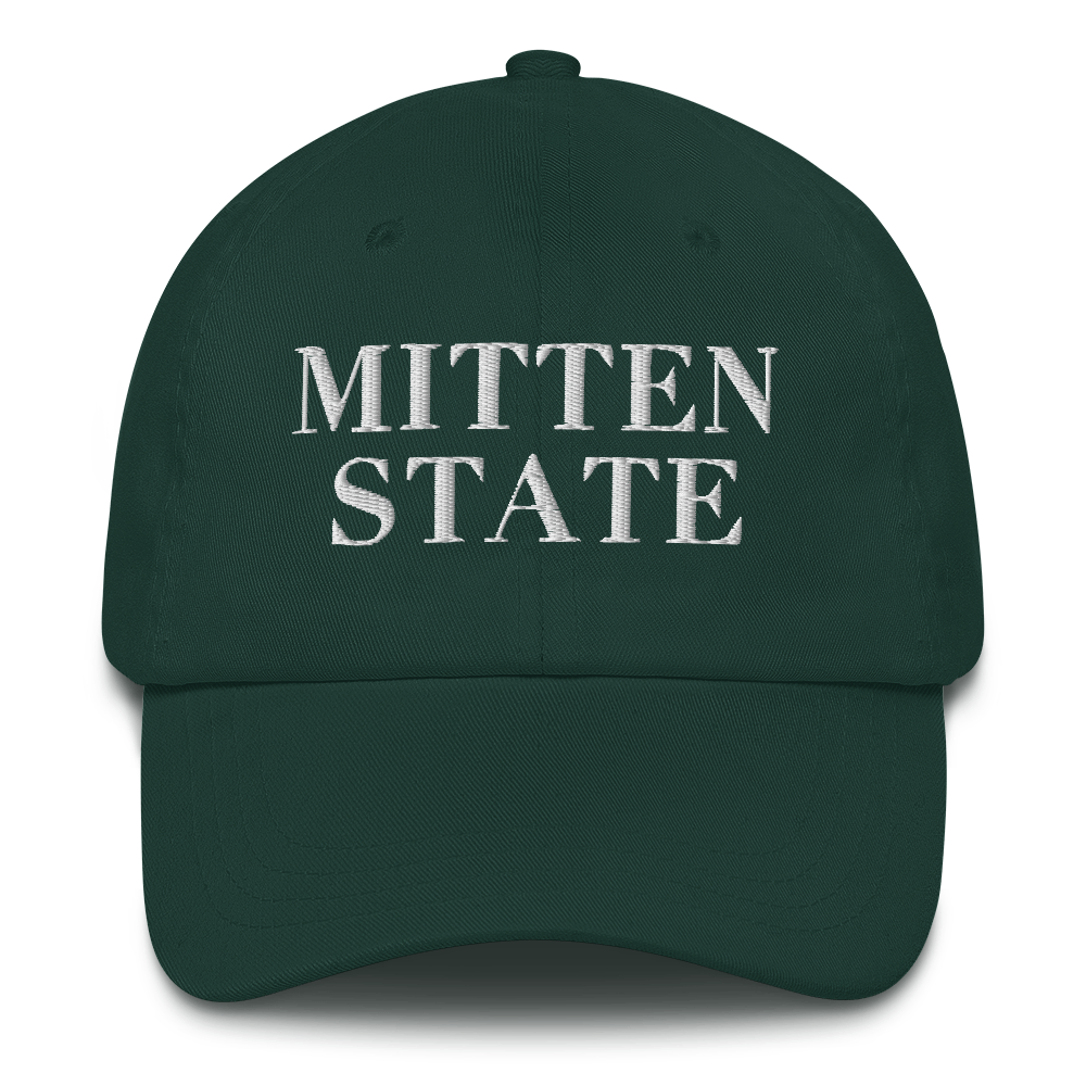 Michigan 'Mitten State' Dad Hat (Didone Font)