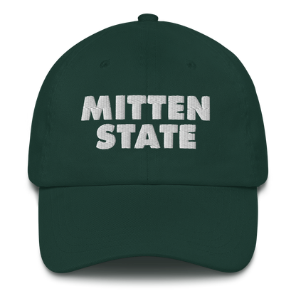 Michigan 'Mitten State' Dad Hat (Geometric Sans Font)