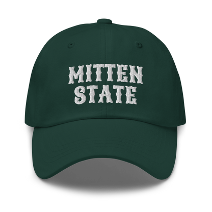 Michigan 'Mitten State' Dad Hat (Western Font)