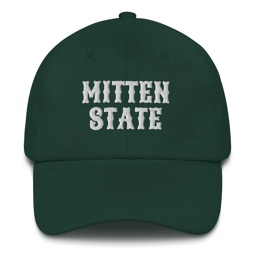 Michigan 'Mitten State' Dad Hat (Western Font)