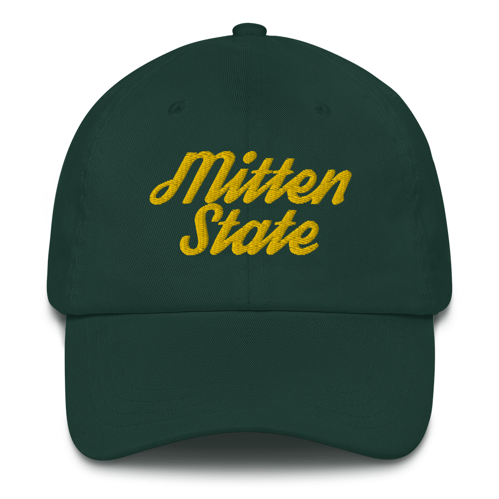 Michigan 'Mitten State' Dad Hat (Script Font)