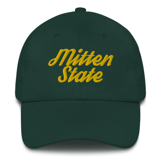 Michigan 'Mitten State' Dad Hat (Script Font)