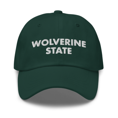 Michigan 'Wolverine State' Dad Hat (Geometric Sans Font)