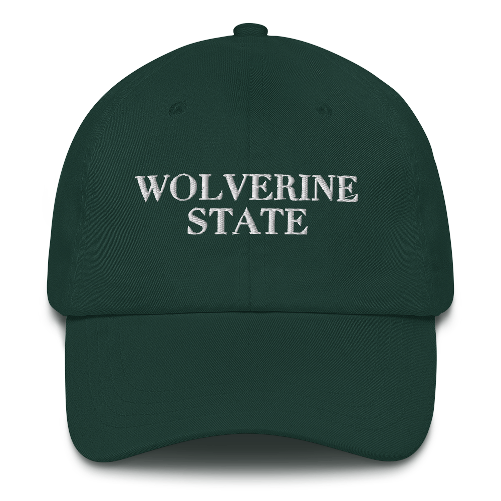 Michigan 'Wolverine State' Dad Hat (Didone Font)