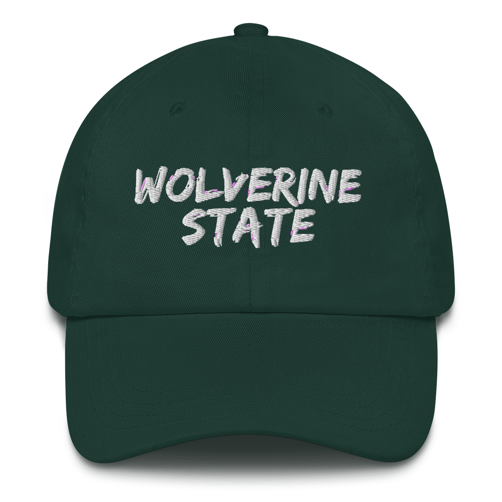 Michigan 'Wolverine State' Dad Hat (Angry Brush Font)