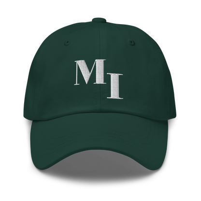 Michigan 'MI' Dad Hat (Didone Logotype)