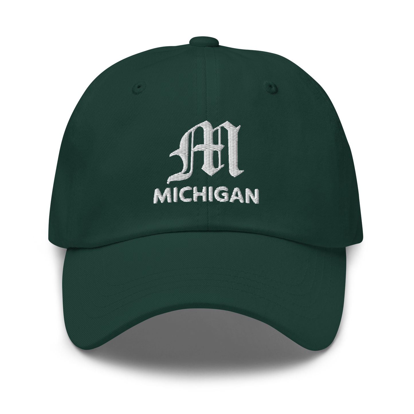 'Michigan' Dad Hat (w/ Old English 'M')